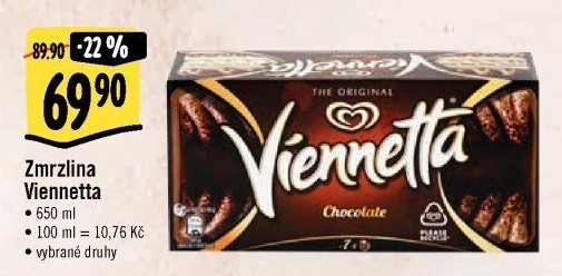 Zmrzlinová roláda Viennetta Algida