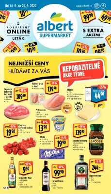 akční leták Albert 14.9.2022-20.9.2022