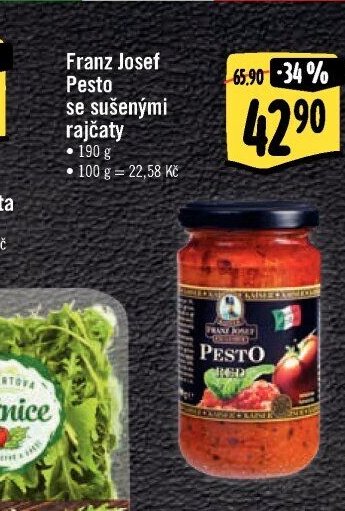 Franz Josef Pesto se sušenými rajčaty