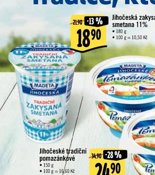 Jihočeská zakysaná smetana 11%