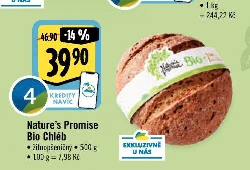 Nature’s Promise Bio Chléb