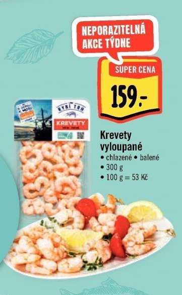 Krevety vyloupané