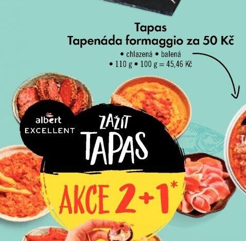 Tapas Tapenáda formaggio