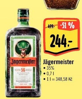 Bylinný likér Jägermeister