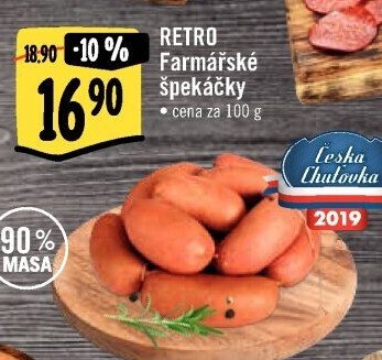 Farmářské špekáčky Albert Retro
