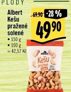 Kešu pražené Albert