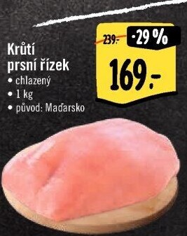 Krůtí prsní řízky