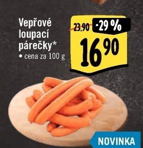 Párky vepřové loupací