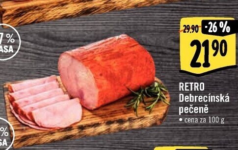 Pečeně debrecínská Albert Retro