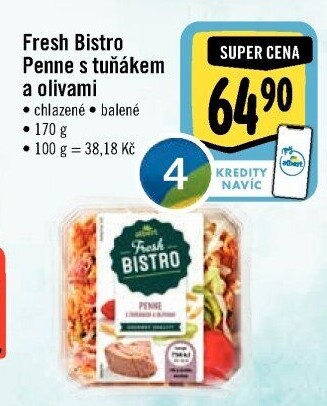 Penne s tuňákem Albert Fresh Bistro