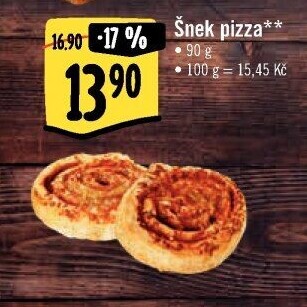 Pizza šnek