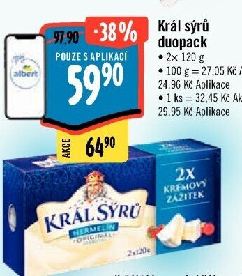 Sýr Hermelín Král sýrů