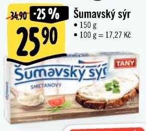 Sýr tavený Šumavský Tany