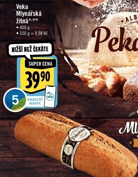 Veka Mlynářská žitná Albert