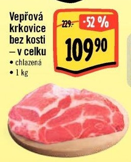 Vepřová krkovice bez kosti