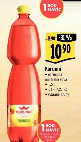 Voda ochucená Korunní