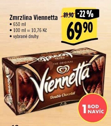 Zmrzlinová roláda Viennetta Algida