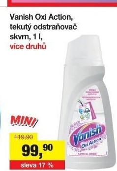 Odstraňovač skvrn gelový Vanish Oxi Action
