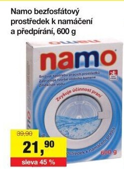 Prací prášek Namo