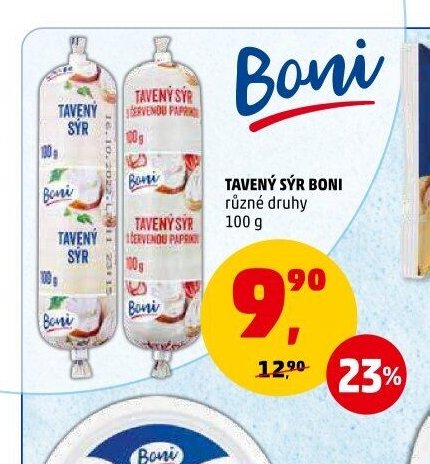 TAVENÝ SÝR BONI různé druhy