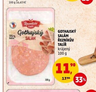 Gothajský salám Řezníkův talíř