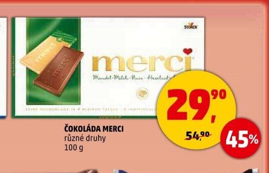 Čokoláda Merci