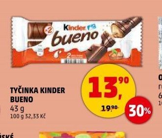Tyčinka Kinder Bueno