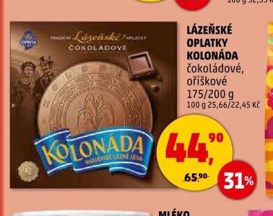 Lázeňské oplatky Kolonáda