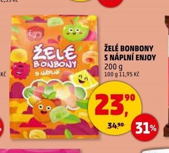 Želé bonbony s náplní Enjoy