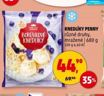 KNEDLÍKY PENNY různé druhy, mražené