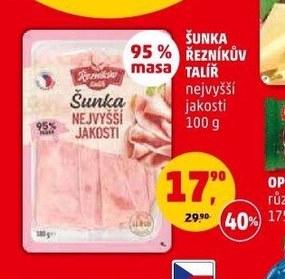 Šunka Řezníkův talíř nejvyšší jakosti 100g