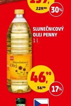 Slunečnicový olej Penny 1l