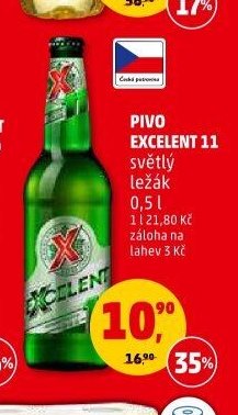 Pivo Excelent 11 0,5l