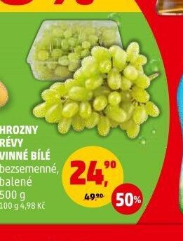 Hrozny révy vinné bílé 500g