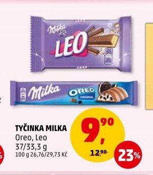 TYČINKA MILKA Oreo, Leo