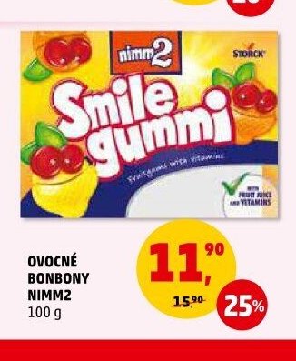 OVOCNÉ BONBONY NIMM2