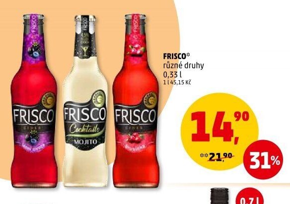 FRISCO různé druhy