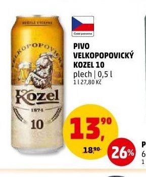 PIVO VELKOPOPOVICKÝ KOZEL 10