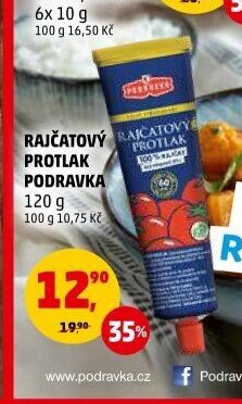 Rajčatový protlak Podravka 120 g