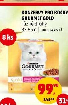 KONZERVY PRO KOČKY GOURMET GOLD