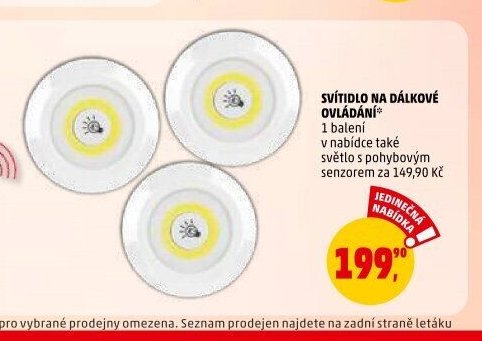 SVÍTIDLO NA DÁLKOVÉ OVLÁDÁNÍ