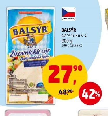 BALSÝR Žirovnický sýr