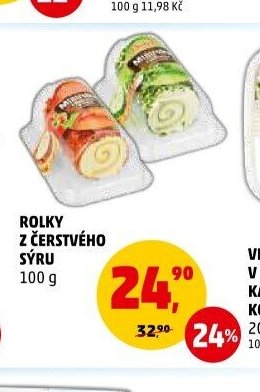 ROLKY Z ČERSTVÉHO SÝRU
