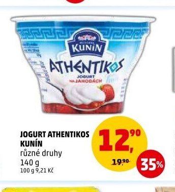 JOGURT ATHENTIKOS KUNÍN