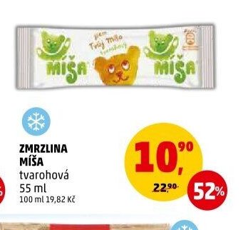 ZMRLZINA MÍŠA tvarohová