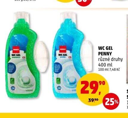 WC GEL PENNY různé druhy 400 ml