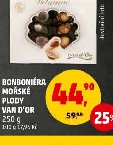 BONBONIÉRA MOŘSKÉ PLODY VAN D'OR, 250 g