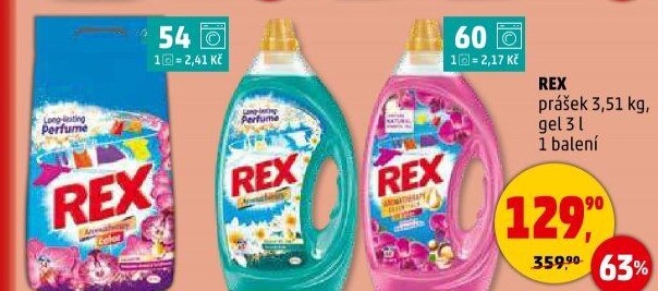 Prací prášek Rex