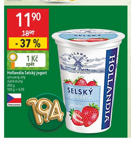 Hollandia Selský jogurt