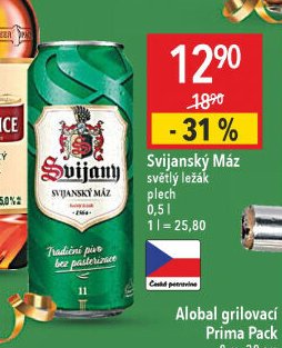 Svijanský Máz světlý ležák